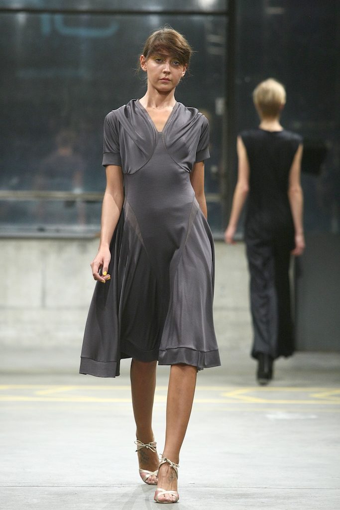 Silk Draped Dress by Javier Reyes collection autumn winter 2012
