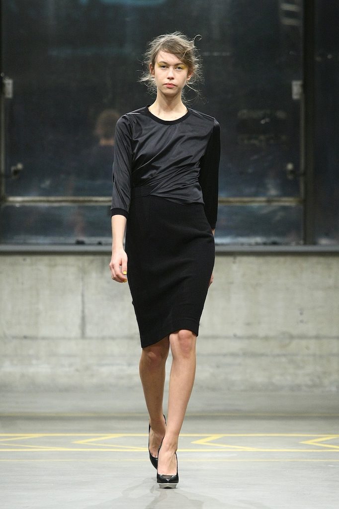 draped  dress by Javier Reyes collection autumn winter 2012